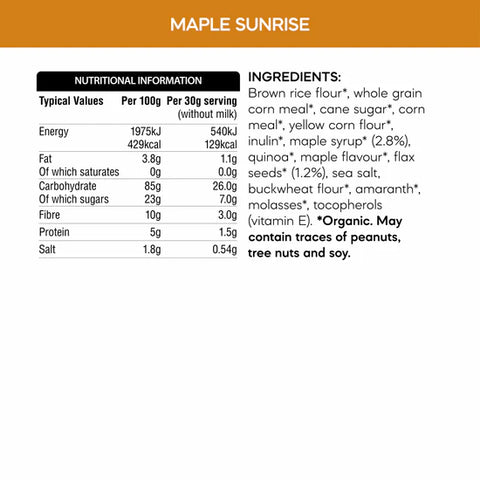 Nature's Path Maple Sunrise Organic Gluten Free