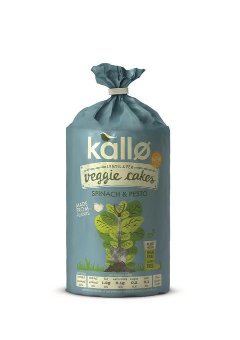 Kallo Spinach & Pesto Veggie Cakes
