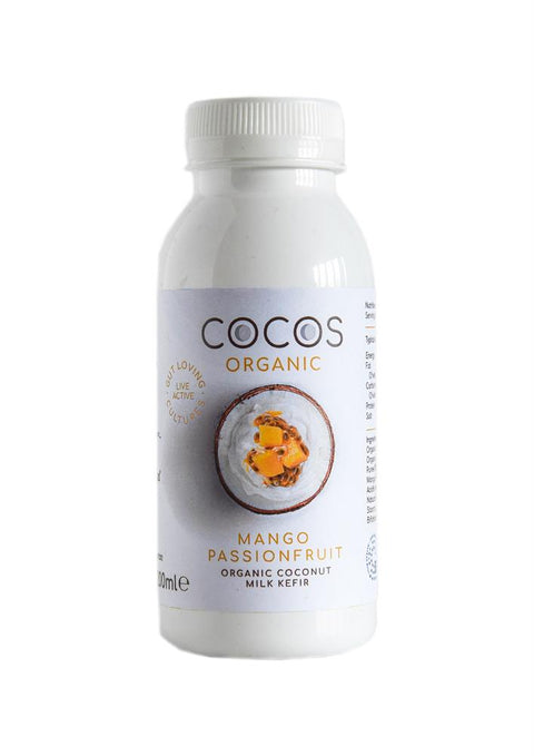 Cocos Organic Mango and Passionfruit Coconut Milk Kefir Drink 200ml