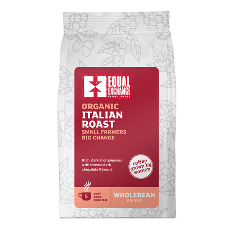 Equal Exchange Organic & Fair Trade Italian Coffee Beans 227g